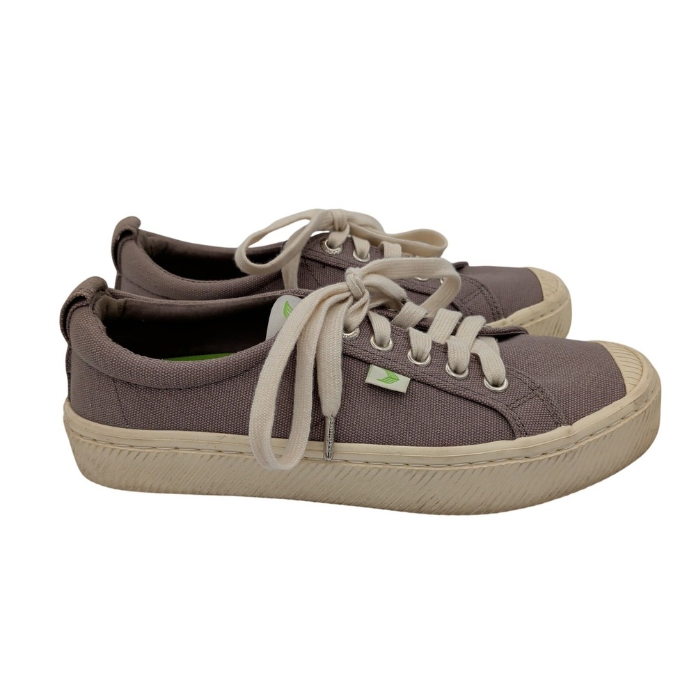 Cariuma OCA Low Taupe Rose Brown Canvas Sneakers Womens 6 Mens 4.5 100103G09W